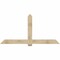 Ekena Millwork Eugene Rough Sawn Timber Gable Bracket, Douglas Fir, 84"W x 42"H x 4"D x 6"F, 12/12 Pitch GBW084X42X0406EUG00RDF - alternate 1